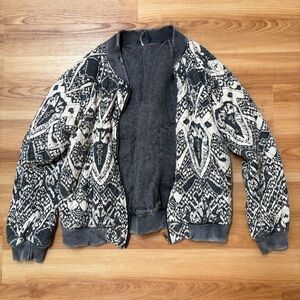 Free People Quilted Bomber Jacket